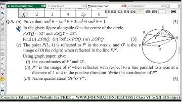 Class 10 Maths ICSE Model Test Paper - 7 || Q.No. 3 ||