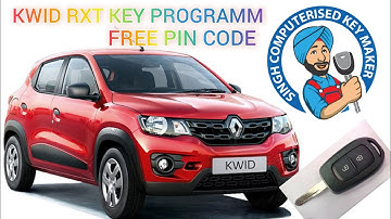 #RENAULT #KWID #RXT #FREE #PIN #CODE #KEY #PROGRAMMING #KAISE KAREN