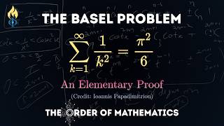 An Elementary Proof of the Basel Problem | Sum of 1/k² = π²/6 | High School | Euler | Number Theory