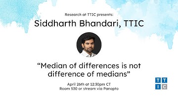 "Estimating Treatment Quantiles Without Assumptions"" - Siddharth Bhandari, Research at TTIC