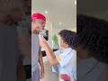Son pranks Dad with water bottle game #shorts #family #prank #chaos