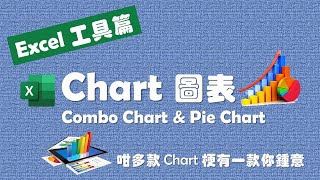 【Excel 廣東話教室】| Combo Chart | Pie Chart | 雙重圖表 | 餅型圖表