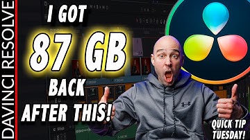 How to Delete RENDER CACHE Files in DaVinci Resolve 17 | Quick Tip Tuesday!