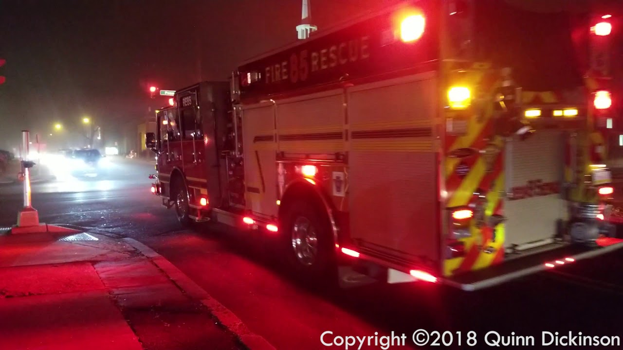 Engine 85 Rescue85 PEAKED Q - Rescue Engine 85 - Responding Code 3 to a QRS Call - Spring ...
