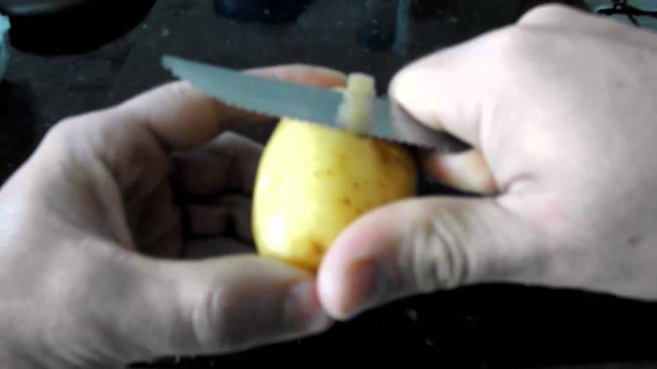 Como descascar batatas