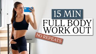 15 Minute Full Body Work Out // No Repeats // No Equipment // Sami Clarke screenshot 4