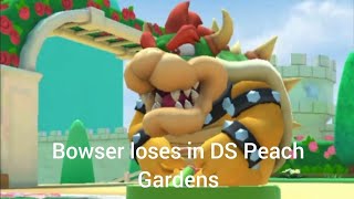 🤣 Bowser loses in DS Peach Gardens (150cc) 🤣