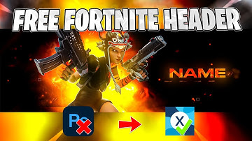How To Make A FREE Fortnite Header In Pixlr  (Takes 4 Minutes✨ )