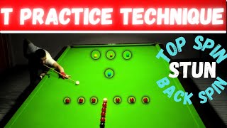 Technique snooker T practice secrets improve your game | Ronnie o Sullivan my favorite