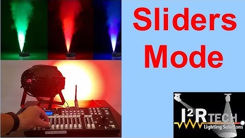 DMX Board, Controller Modalities and Sliders Mode Tutorial - Remote Controlled Followspot System!