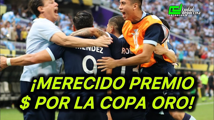 ¡ASI ES EL PREMIO QUE RECIBIRA LA SELECCIÓN POR LA PARTICIPACIÓN EN COPA ORO! 