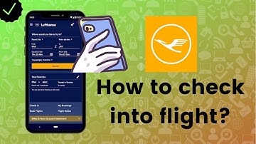 How to check into flight through phone on Lufthansa?