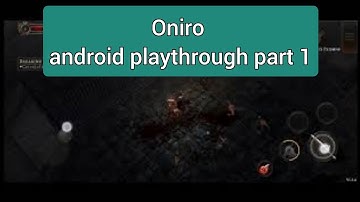 Oniro android playthrough part 1 #rpg #arpg #dungeoncrawl 