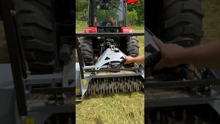 Tractor Attachment Eats ROCKS! #tractor #farm #homestead #tractorlover #tractorvideo @Baumalight