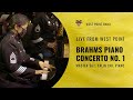 Brahms piano concerto no 1 live from west point msg yalin chi  west point band