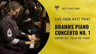 Brahms Piano Concerto No. 1 live from West Point, MSG Yalin Chi | West Point Band