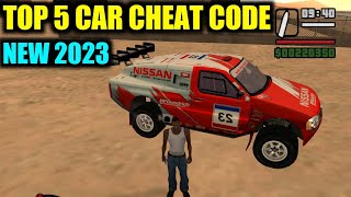 GTA San Andreas Top 5 Car Cheat Codes | GTA San Andreas Cheat Codes | SHAKEEL GTA