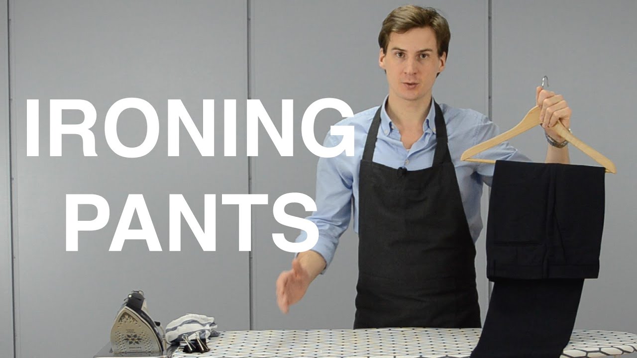 How to iron trousers  British GQ  British GQ