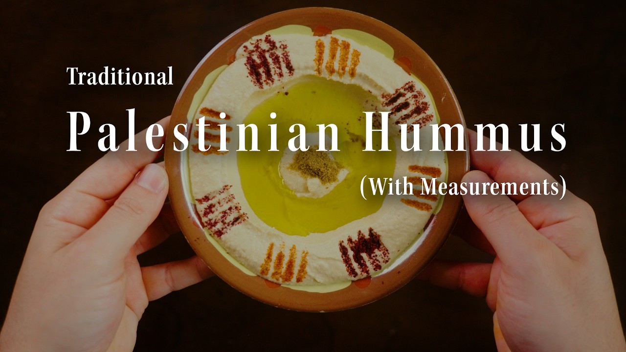 Traditional Palestinian Hummus (with Measurements)
