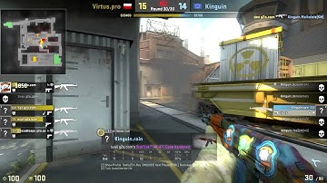 CS:GO - rain Amazing 1n4 Clutch [FACEIT League 2015 Stage 2 Finals at DreamHack Valencia]