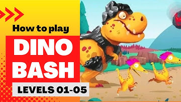 dino bash dinosaur battle gameplay video part 1