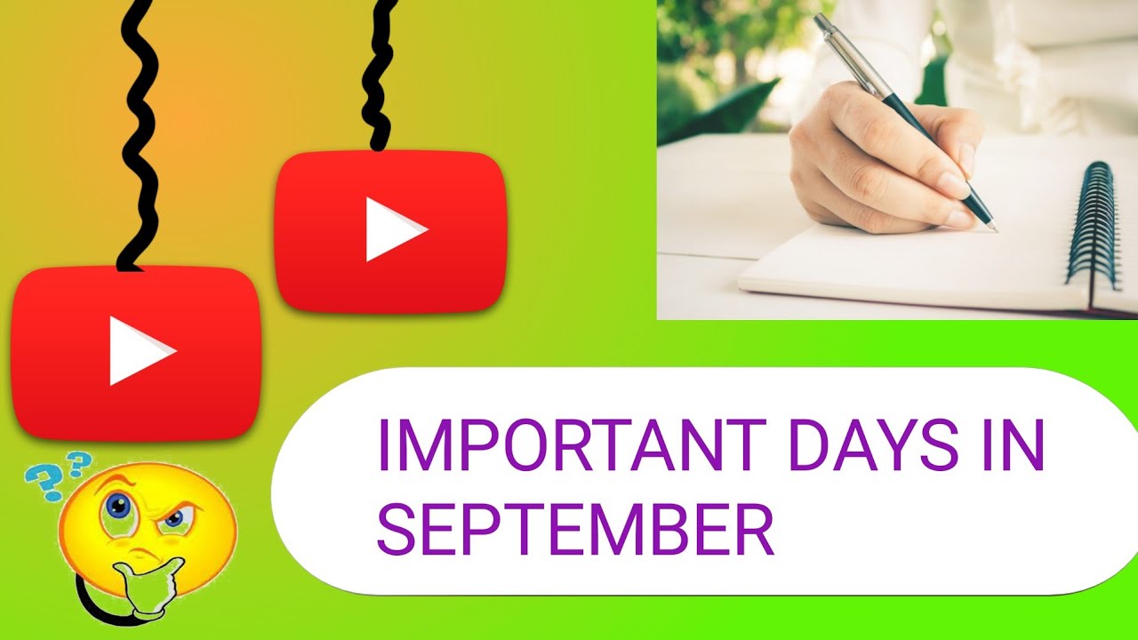 Important days in September 2024 | Important days of September 2024 in India |