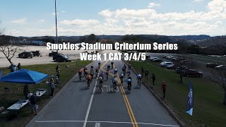 Early Season Racing 2024 | Smokies Stadium Criterium Series Week 1 Cat 3/4/5