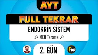 Meb Biyoloji Kitabı Endokrin Sistem Taraması F10 Full Tekrar Kampı