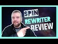 Spin Rewriter Review | Spin Rewriter 10 Tutorial and Demo