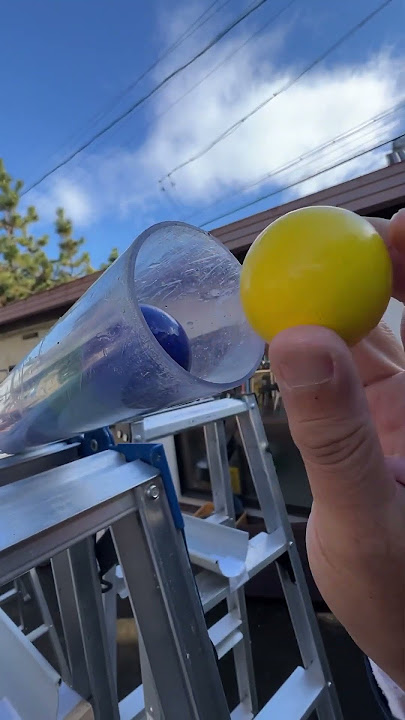 100 Marble Run ☆ Lots of colorful balls rolling６
