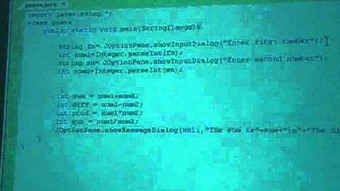 JAVA Tutorial with GUI - JOptionPane by Eric D. Mangcao