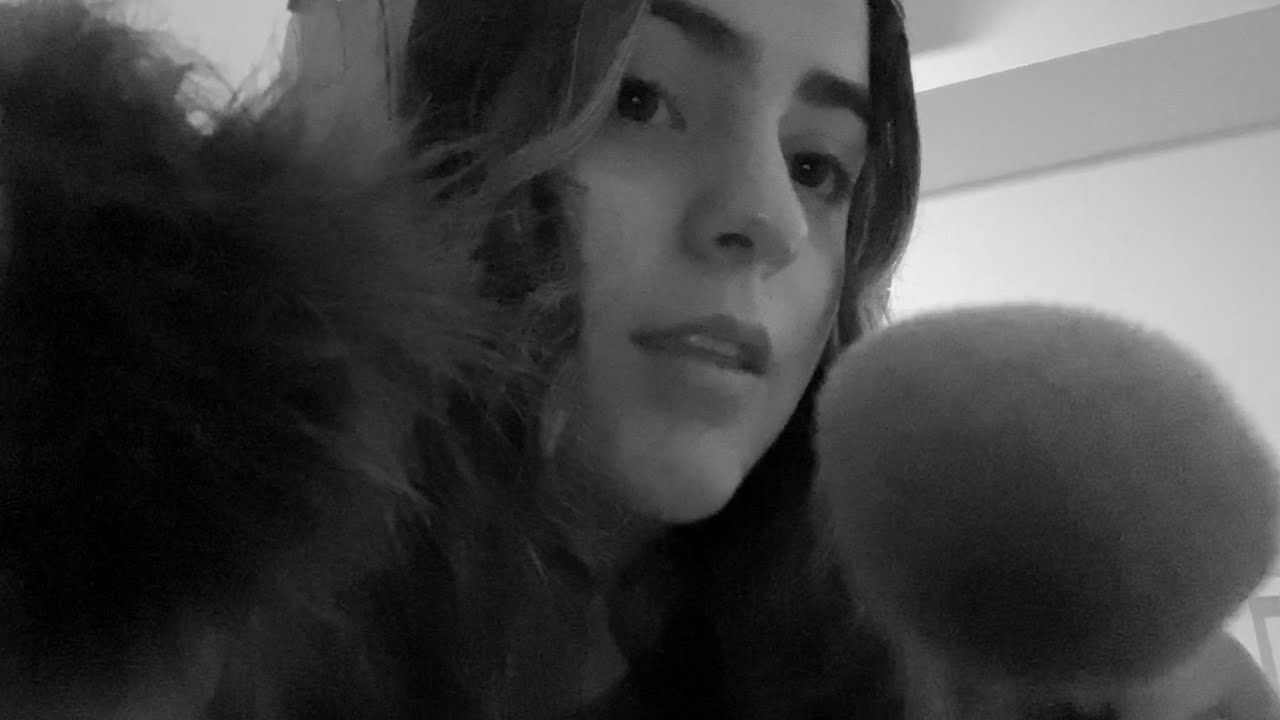 asmr perfecto para dormir, estudiar, relajarse, jugar /mouth sounds, tapping/ blanco y negro