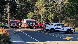 Langford Structure Fire - Langford Fire, Colwood Fire, RCMP, & BCEHS