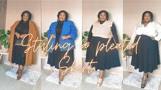 styling a pleated skirt| south African youtuber / plus size youtuber screenshot 5