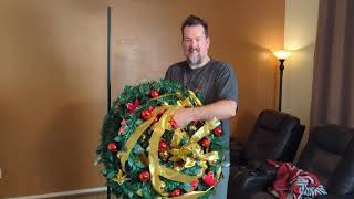 JOYHALO Pre Decorated Pop Up Christmas Tree Set Up