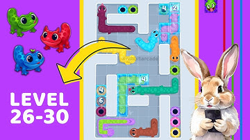 Gecko Out Level 26-30 Solution Walkthrough