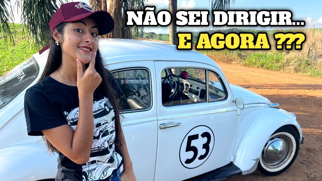 COMO DIRIGIR UM FUSCA HERBIE ???