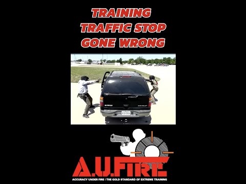 Training  - Traffic Stop Gone Wrong -  AUFIRE Black SUV 052323 4