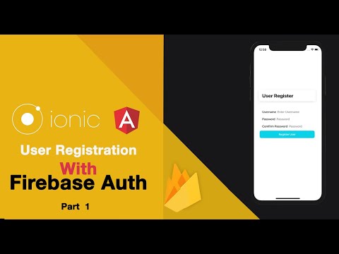 Ionic 4 Firebase