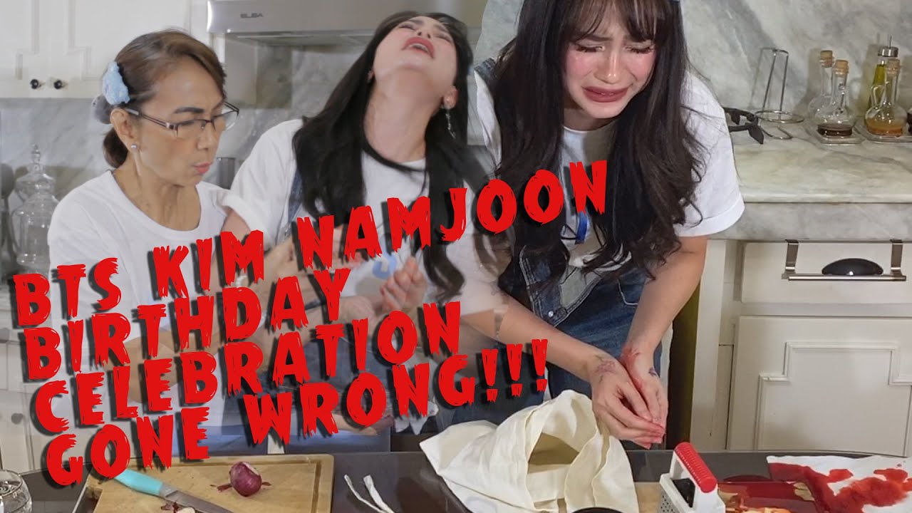 BTS kim Namjoon birthday celebration GONE WRONG! - YouTube