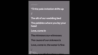 The water is fine full song
