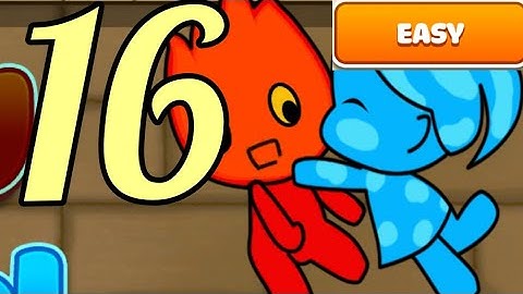 Redboy and Bluegirl Level 16 Easy In Light Temp Maze Android Walkthrough