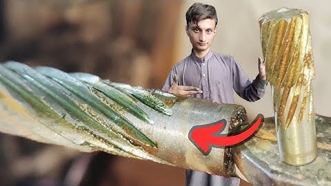 Making Worm Gear Threads with a Unique & Amazing Techniques