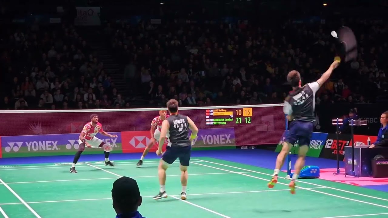 Liang/Wang Vs  Rankireddy/Shetty | Yonex All England R16 - NICE ANGLE