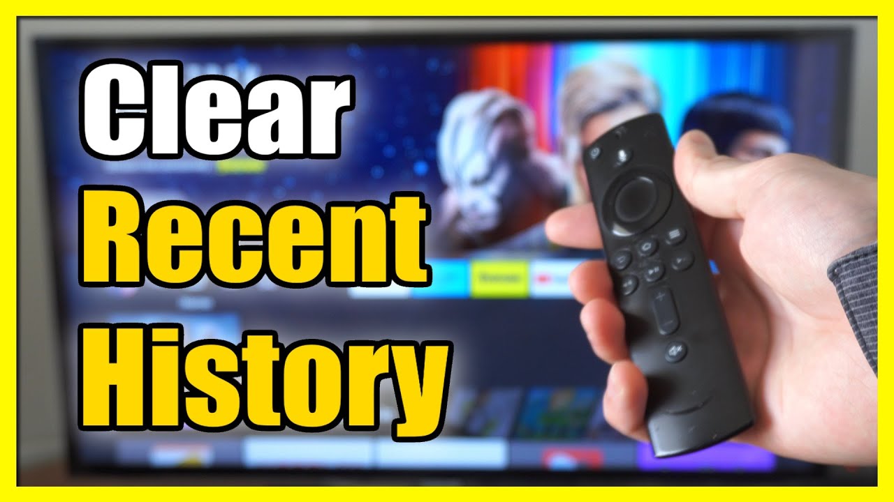 How to Clear Recent Apps & Watch History on Firestick 4k Max (Easy Method)
