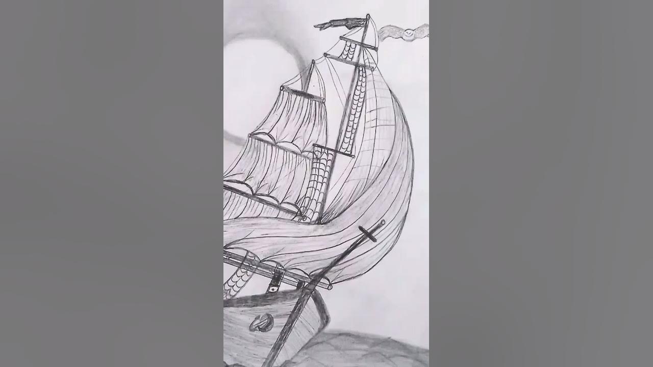 ships drawing behri jahaz #short #youtubeshorts - YouTube