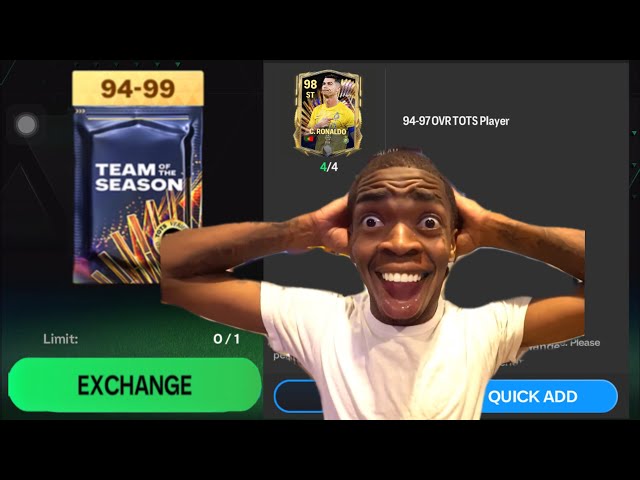 I found a GLITCH for 94-98 EXCHANGE PACKS in fc mobile #fifamobile class=