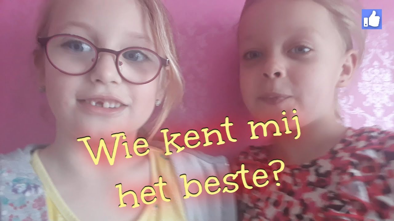 Wie kent mij het beste challenge - YouTube