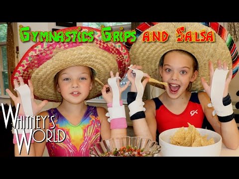 Gymnastics Grips and Salsa | Whitney's Kitchen Gymnastics