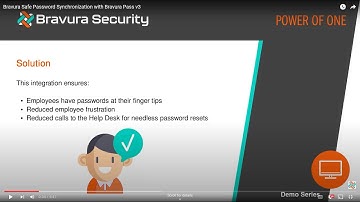 Bravura Safe Password Synchronization with Bravura Pass